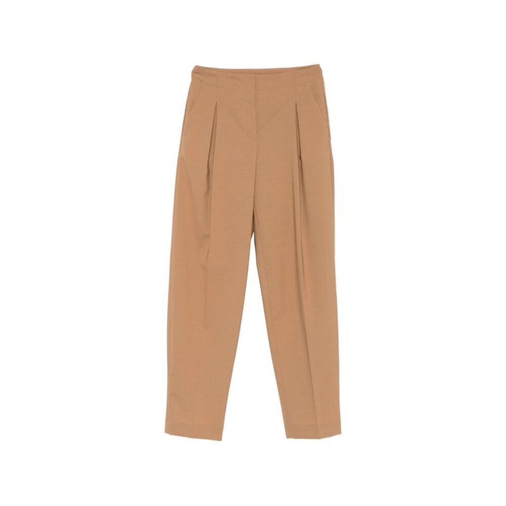 Covert Brown Trousers - Tailored Trousers Women